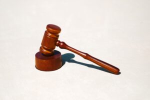 slip and fall injury lawyers and gavel